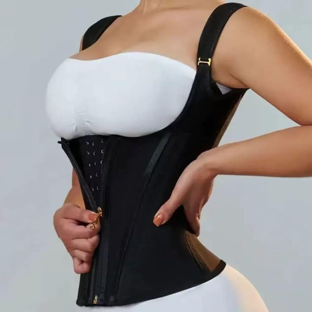 Waist Shapewear for Women Tummy Control Girdle Workout Shapewear with Adjustable Shoulder Strap